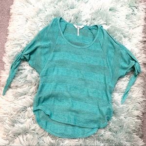 2/$20 Kirra Pacsun Lace Boho Tie Sleeve Top M